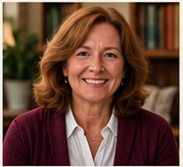 AI-generated sample portrait of Karen Mitchell